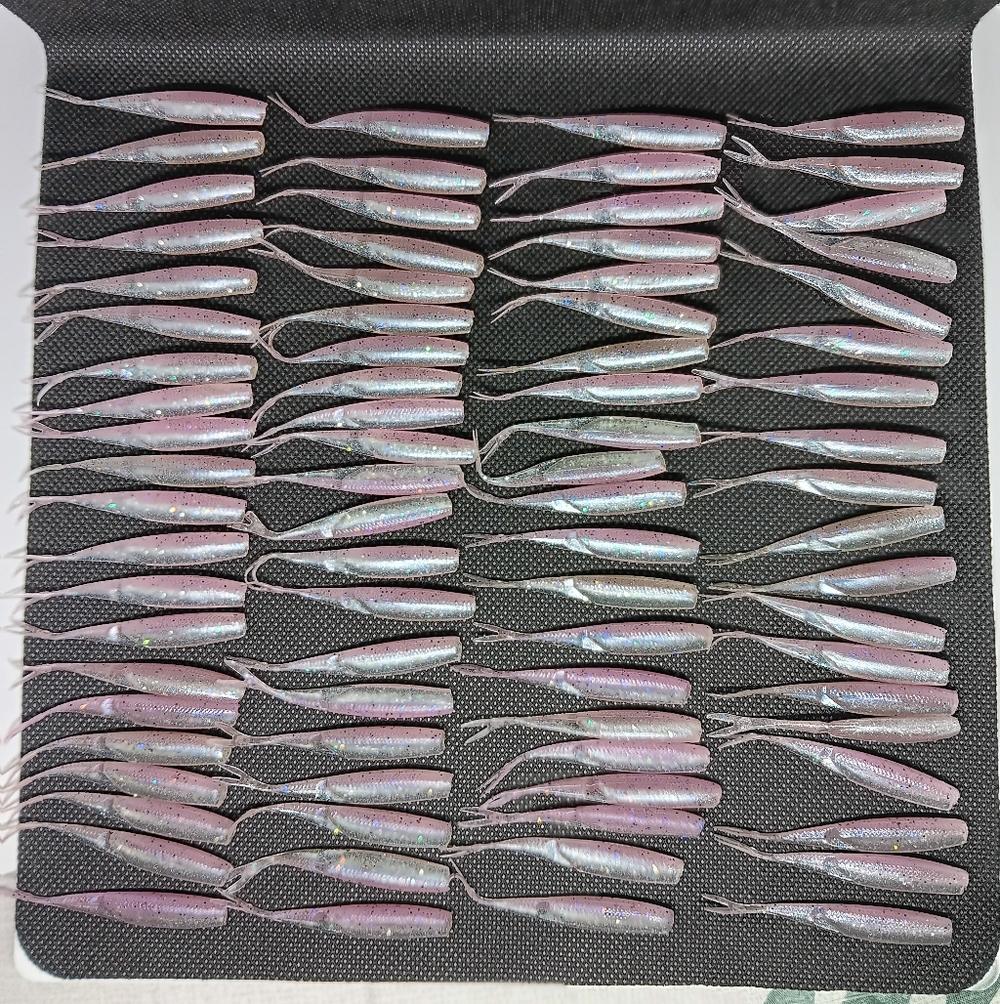 (82)6th Sense Crappie Shindo 2.2" Exclusive Color Purple Ghost New Fishing
